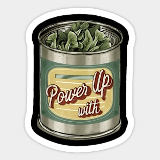 Energize with the strength of spinach Sticker